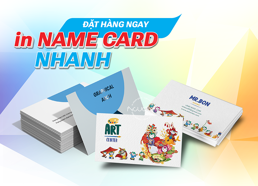 Quy trình in card visit gấp trong ngày